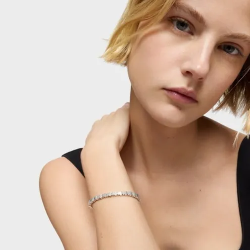 Pulseira Straight ursos em Prata