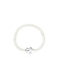 Pulseira Sweet Dolls menino de Pérolas e Prata