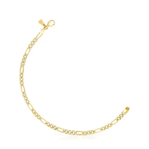 Pulseira TOUS Chain barbada em Prata Vermeil