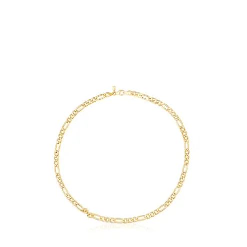 Pulseira TOUS Chain barbada em Prata Vermeil