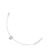 Pulseira triplo urso em prata Bickie