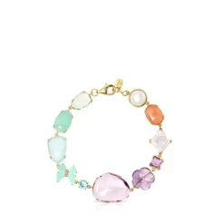 Pulseira Vita em Ouro com Pedras preciosas