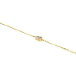 Pulseira XXS urso em Ouro e Nácar