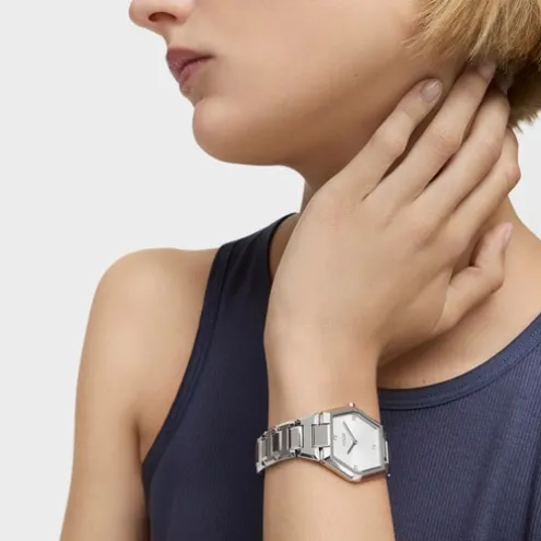 Relógio analógico com bracelete em alumínio Karat