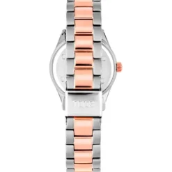Relógio analógico com bracelete em aço e aço IPRG rosado TOUS T-Bear Kdt