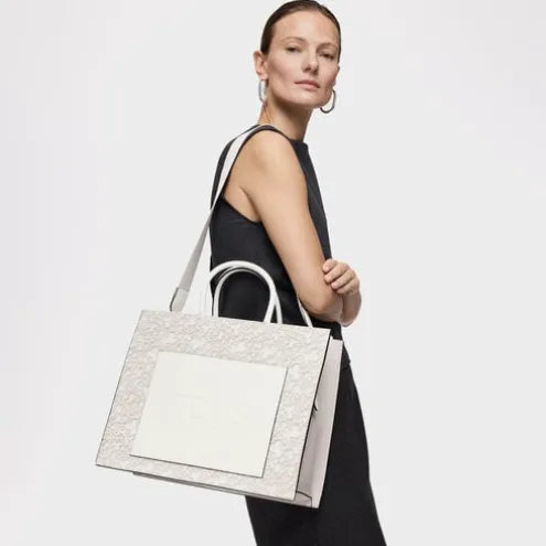 Shopper grande Amaya cinzento-claro Kaos Mini Evolution new