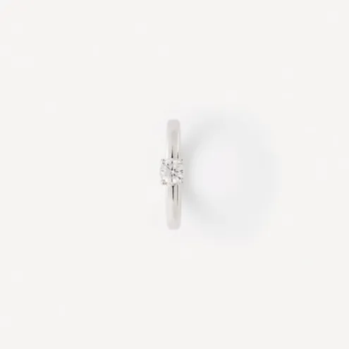 Solitário em ouro branco com diamante TOUS ATELIER