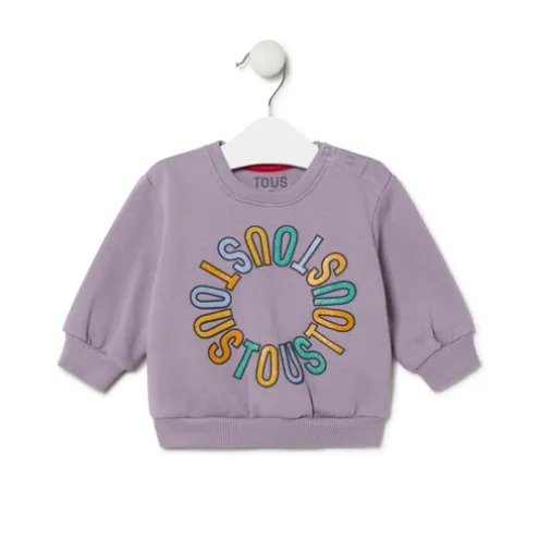 Sweatshirt logótipo TOUS circular Casual lilás