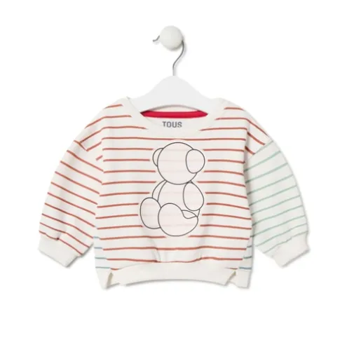 Sweatshirt às riscas com Bold Bear Casual cor única