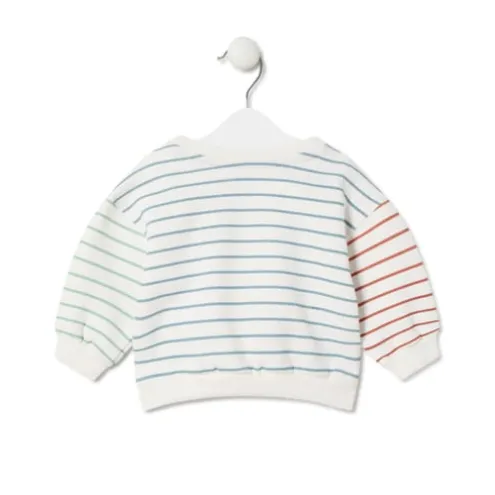 Sweatshirt às riscas com Bold Bear Casual cor única