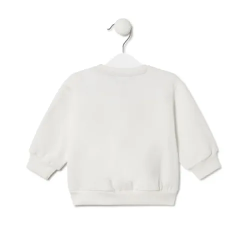 Sweatshirt ''TOUS I'm the future'' Casual cor crua
