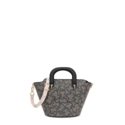 Tote bag pequena preta Kaos Icon