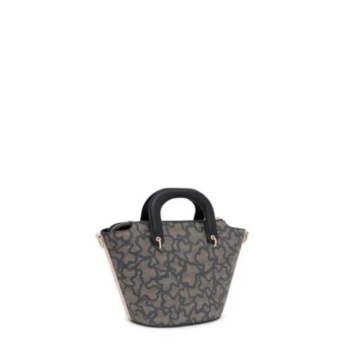 Tote bag pequena preta Kaos Icon