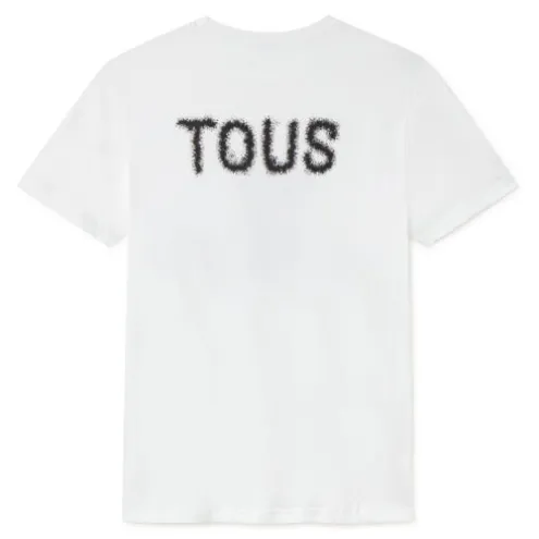 T-shirt de manga curta azul TOUS Motifs Spray M