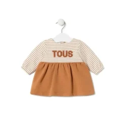 Vestido de bebé para menina Classic cor-de-laranja