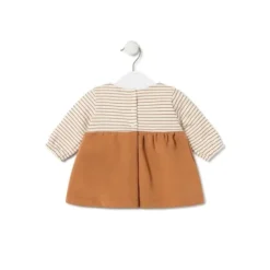 Vestido de bebé para menina Classic cor-de-laranja