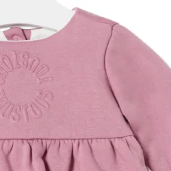 Vestido de bebé para menina Trend cor-de-rosa