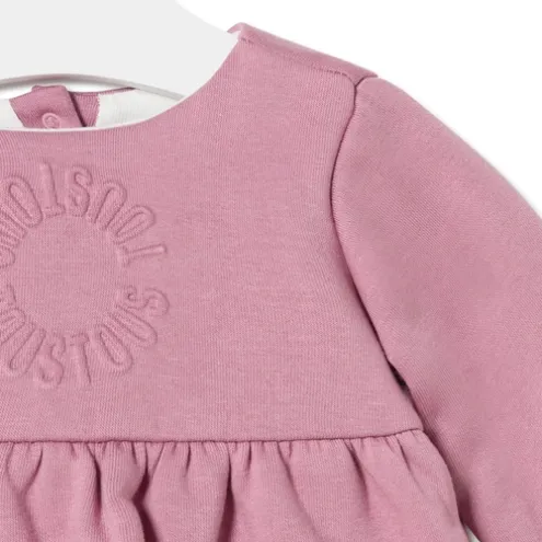 Vestido de bebé para menina Trend cor-de-rosa