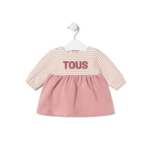 Vestido de bebé para menina Classic cor-de-rosa