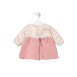 Vestido de bebé para menina Classic cor-de-rosa