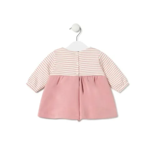 Vestido de bebé para menina Classic cor-de-rosa